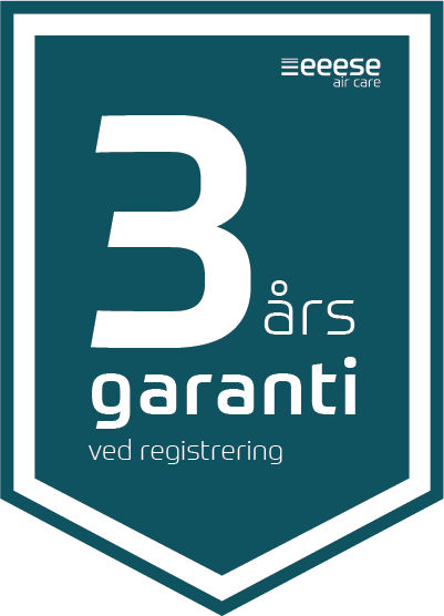 3 års garanti ved produktregistrering