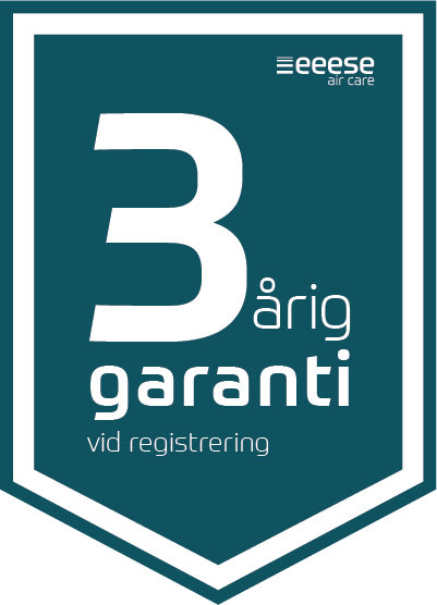 3 års garanti vid produktregistrering